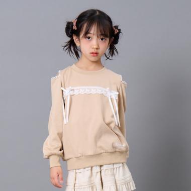 肩スリットプルオーバー