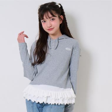 フリルタンクつきプルオーバー