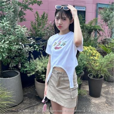 【The Powerpuff Girls】ガーターTシャツ（接触冷感）