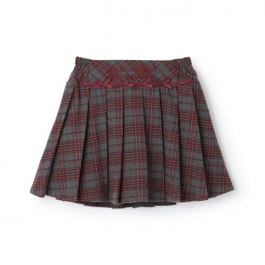 リボンプリーツスカート