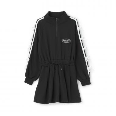 袖リボンワンピース