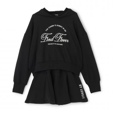 フーディ&スカートセット