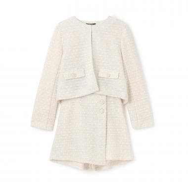 【卒服】ラメツイードセットアップ