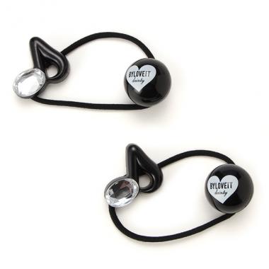 音符ヘアポニー2個セット