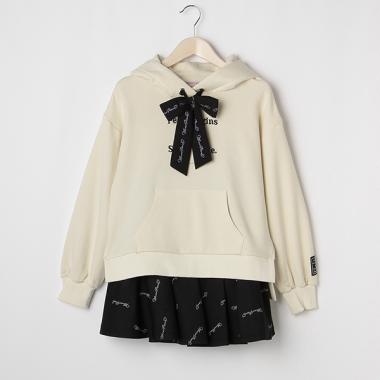 【リピート】【直営店で取り扱い無し】ロゴリボンパーカ・スカパンセット