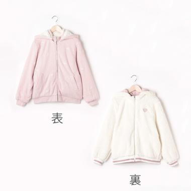 【人気商品再入荷】【直営店で取り扱い無し】裏ボア2WAY前開きパーカ