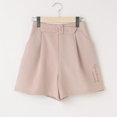 【人気商品再入荷】【直営店で取り扱い無し】飾りベルトショートパンツ