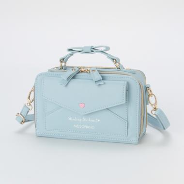 【リピート】【直営店で取り扱い無し】持ち手リボンレターミニショルダー