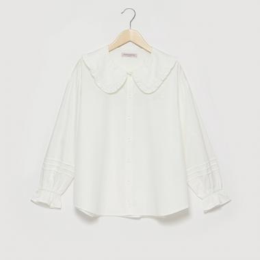 【人気商品再入荷】【直営店で取り扱い無し】ビッグカラーチュニックブラウス