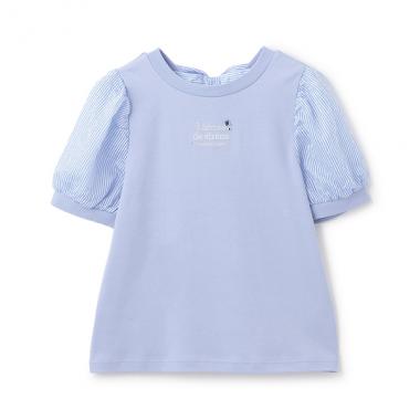 【人気商品再入荷】【直営店で取り扱い無し】シアーボリューム袖Tシャツ