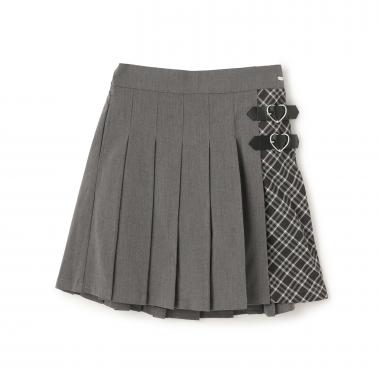 【人気商品再入荷】【直営店で取り扱い無し】ハートバックルプリーツスカパン