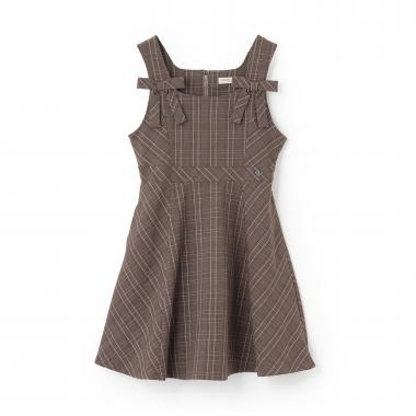 【人気商品再入荷】【直営店で取り扱い無し】ツインリボンジャンパースカート