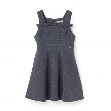 【人気商品再入荷】【直営店で取り扱い無し】ツインリボンジャンパースカート