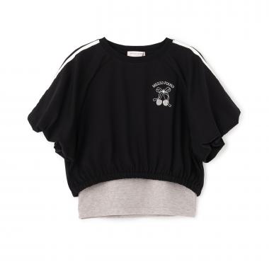 【人気商品再入荷】【直営店で取り扱い無し】サイドラインバルーン袖Tシャツ＆タンクトップセット