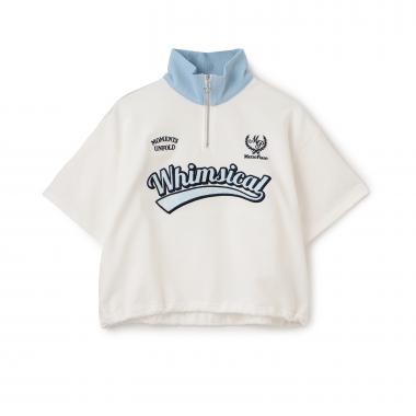 【人気商品再入荷】【直営店で取り扱い無し】ハーフジップTシャツ