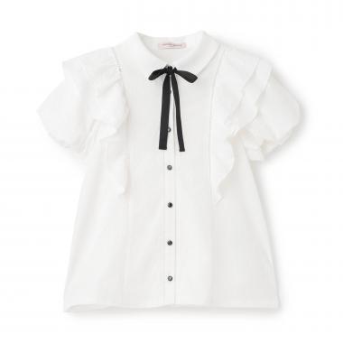 【人気商品再入荷】【直営店で取り扱い無し】Wフリルブラウス