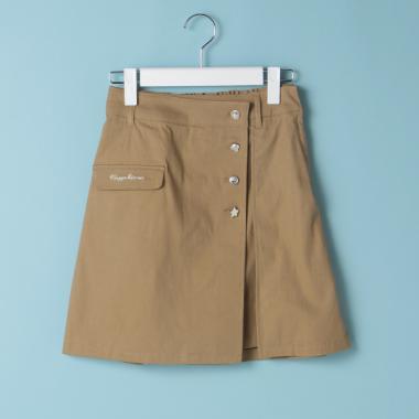 色々前ボタンラップスカート