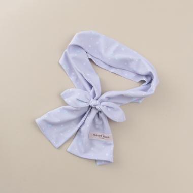 UVカット リボンシュシュつきクールマフラー