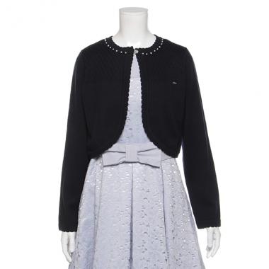 切り替えニットボレロ