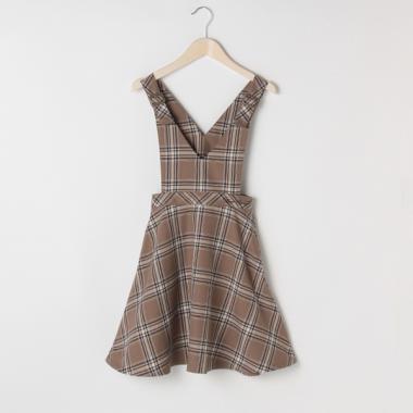 チェック柄2WAYジャンスカ