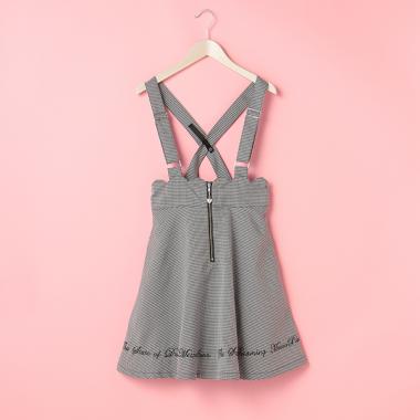 前ジップガーリージャンパースカート