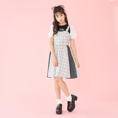 サイドプリーツジャンパースカート