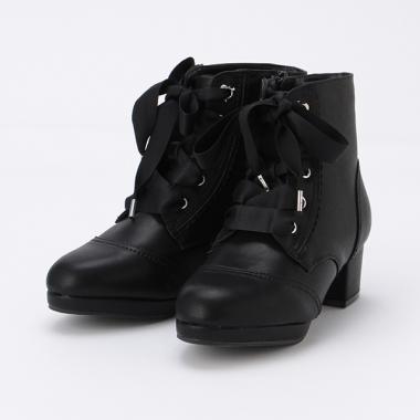 ガーリーレースアップショートブーツ