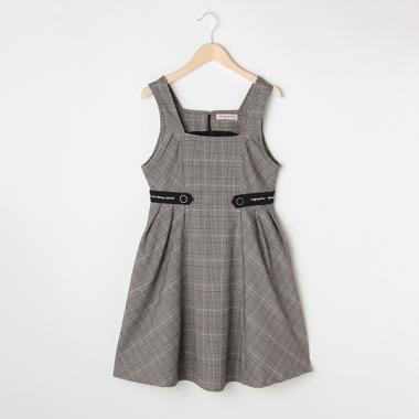 サイドベルトジャンパースカート