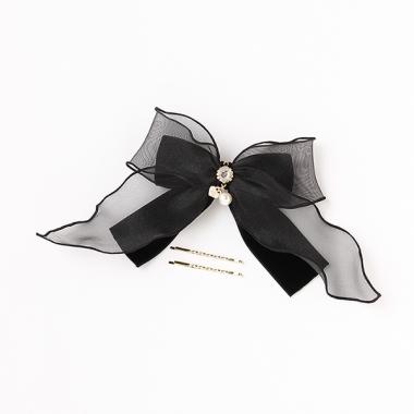 リボンバレッタ＆サシピン2本セット