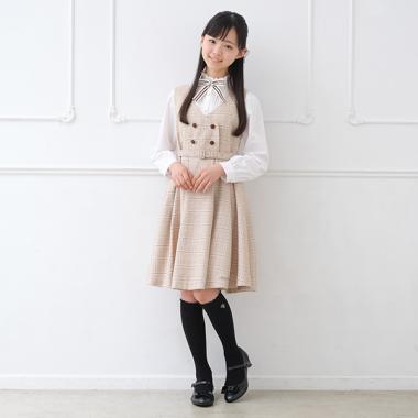 ベルトジャンパースカート