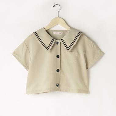 短丈セーラーブラウス