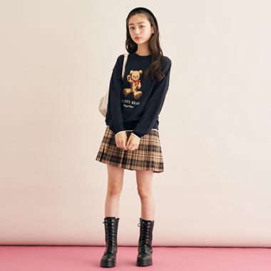 MINIポーチつきプリーツスカパン