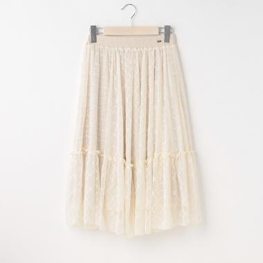 チュールレーススカート