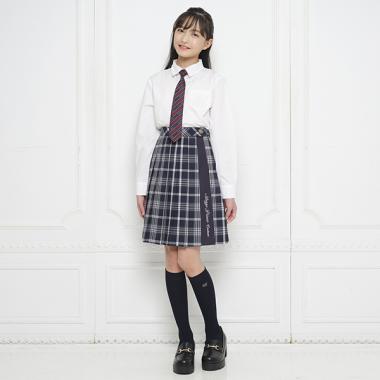 チェックプリーツスカート