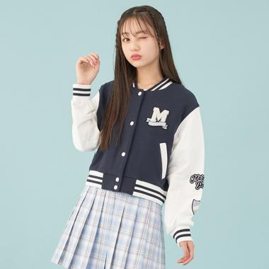 ショート丈スタジャン