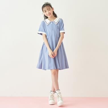 セーラーカットソーワンピース