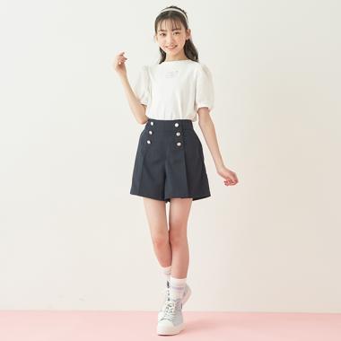 メタルボタンショートパンツ