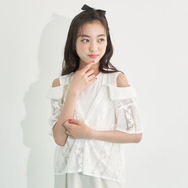 レースドッキングシャツ