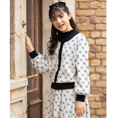 ロゴジャカードレイヤードトレーナー