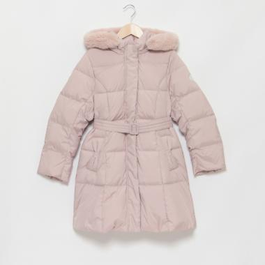 【撥水】ベルトつきリボンポケットロングダウンコート