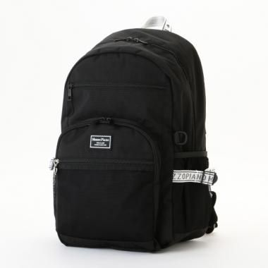 ロゴジャカードテープ×メッシュポケットリュック