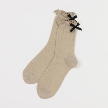 フリルクルーソックス【日本製】