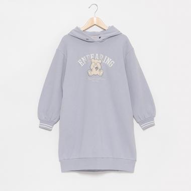 表起毛くま耳ワンピース