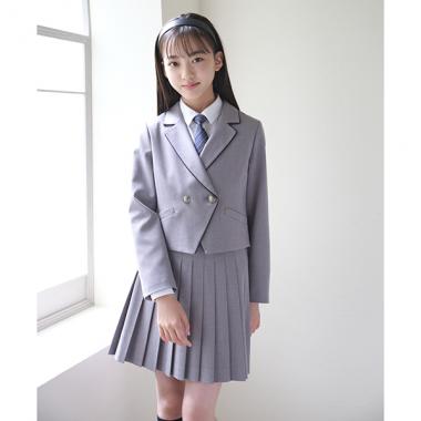 バックルベルトつきプリーツスカパン