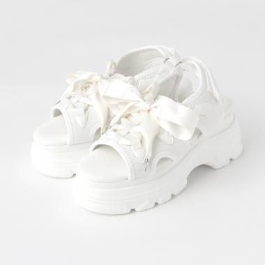 レースアップリボンスポサン