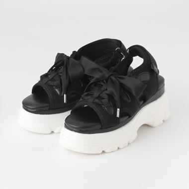 レースアップリボンスポサン