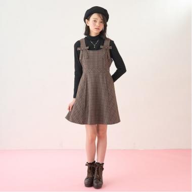 ツインリボンジャンパースカート