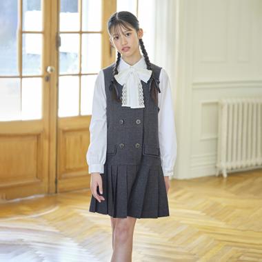 プリーツジャンパースカート