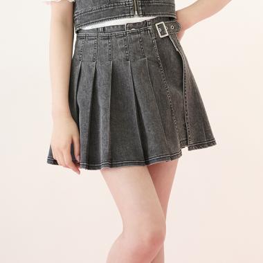 【Cuugal掲載】ラッププリーツショートパンツ（2WAY)