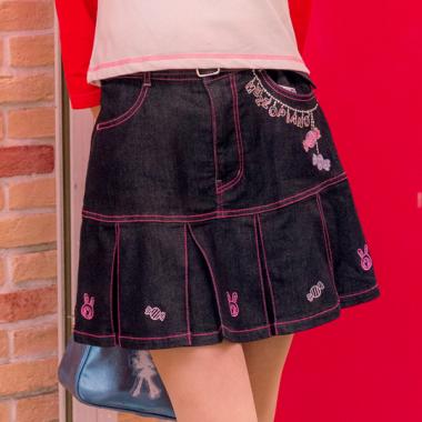 復刻♪ ベリエちゃん刺しゅうデニムスカパン